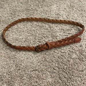 Brown Braided Belt
